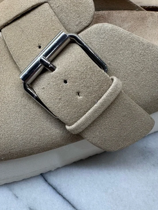 Madden Girl Cutiepie Platform Clogs in the color "Sand - Picture 6 of 6